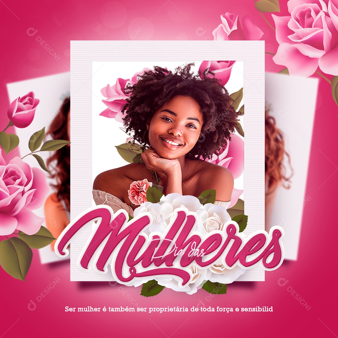 Dia das Mulheres 8 de Março Social Media PSD Editável