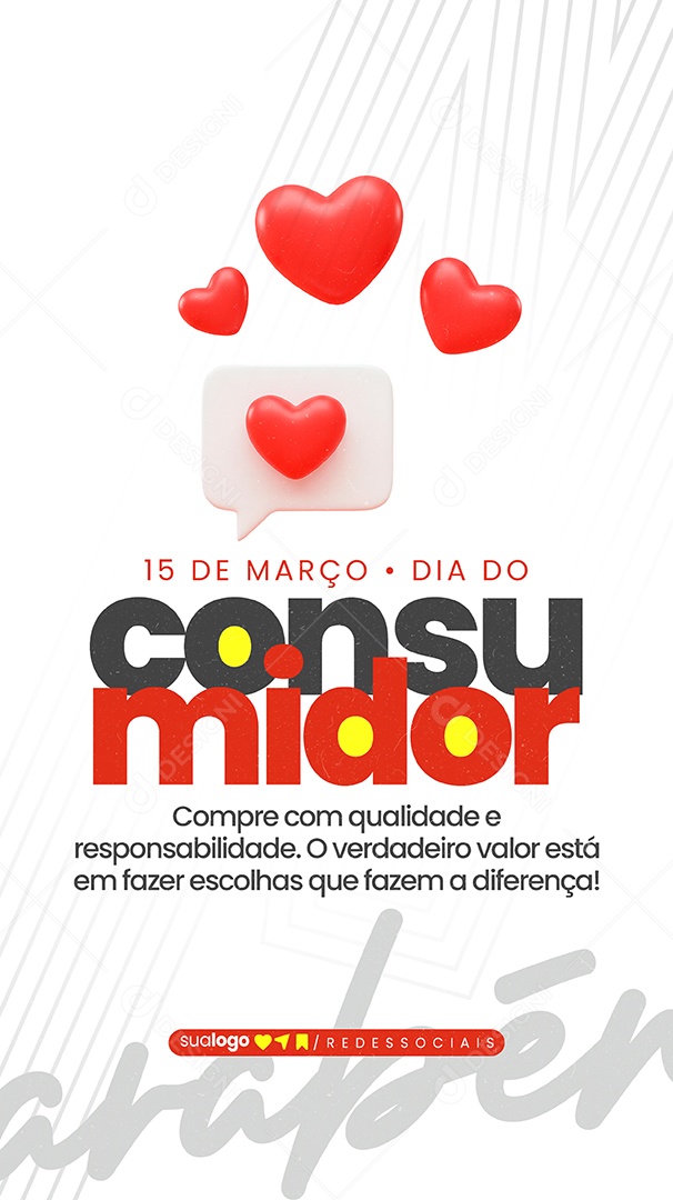 Story Dia do Consumidor 15 de Março Social Media PSD Editável