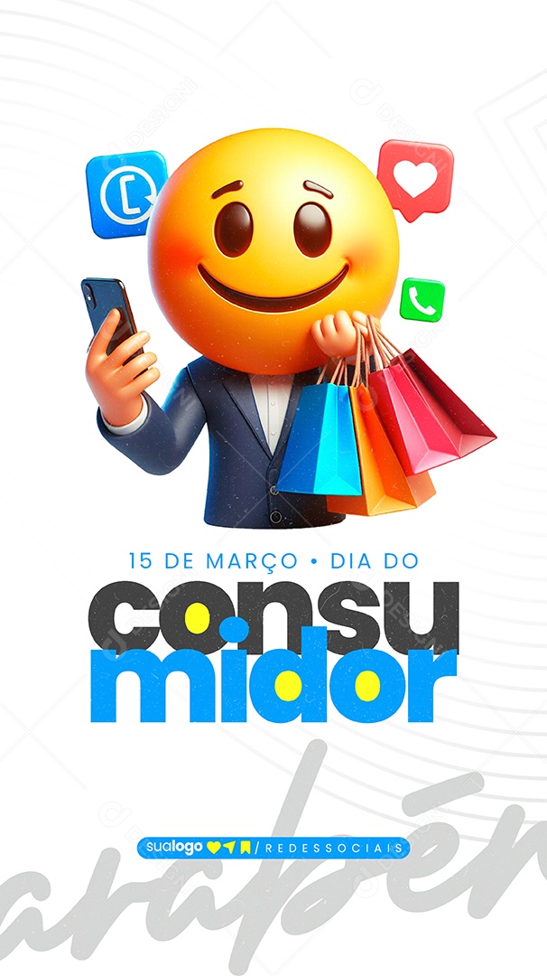 Story Dia do Consumidor 15 de Março Social Media PSD Editável