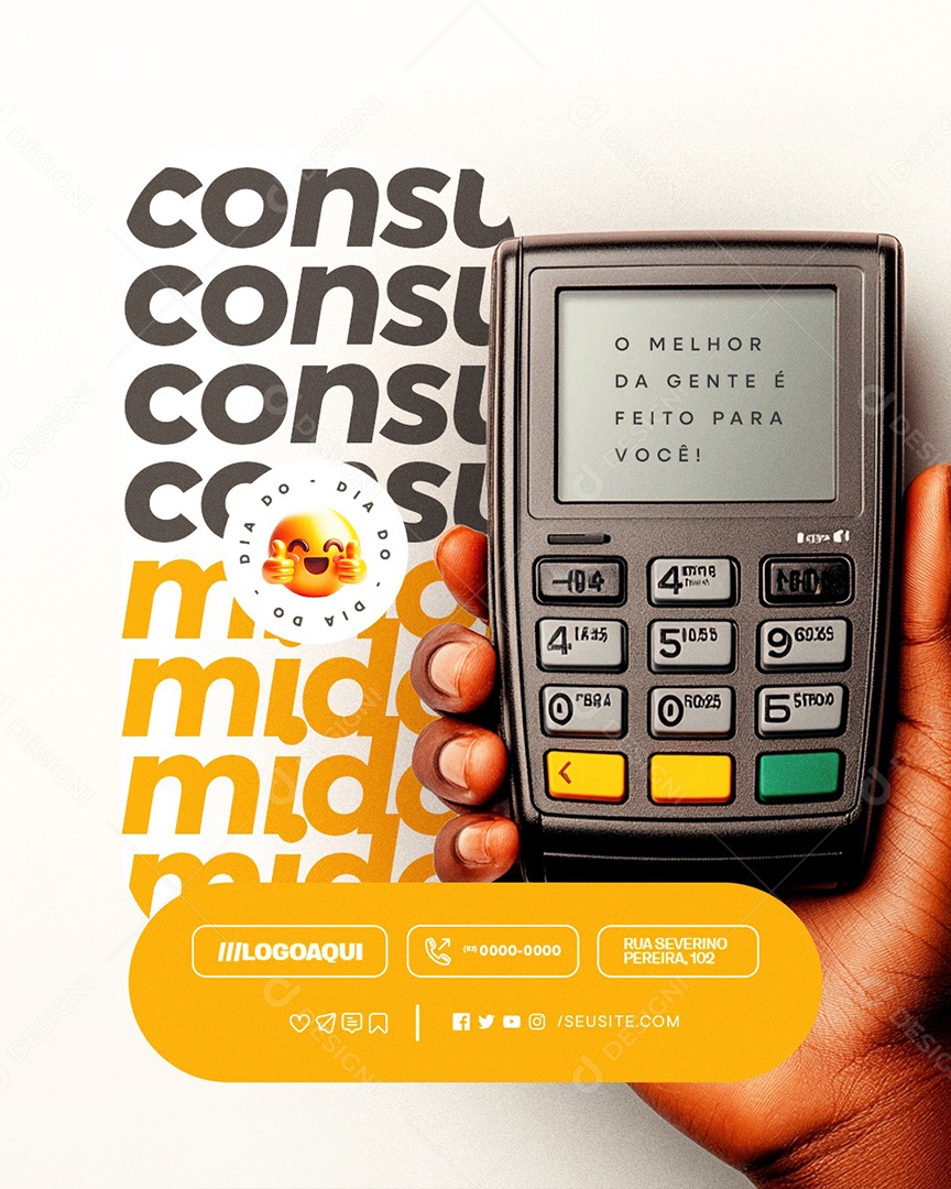 Dia do Consumidor 15 de Março O Melhor da Gente Social Media PSD Editável