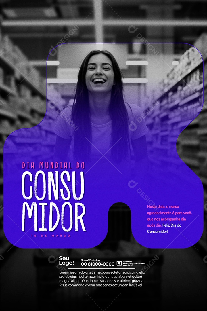 Dia do Consumidor 15 de Março Social Media PSD Editável