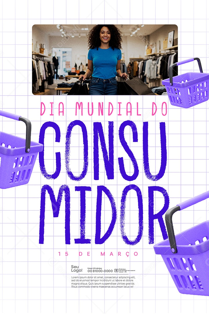 Dia do Consumidor 15 de Março Social Media PSD Editável
