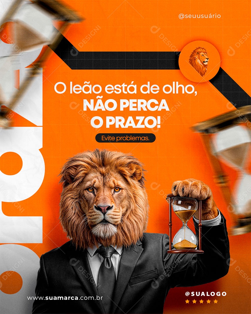 Contabilidade Não Perca o Prazo Social Media PSD Editável