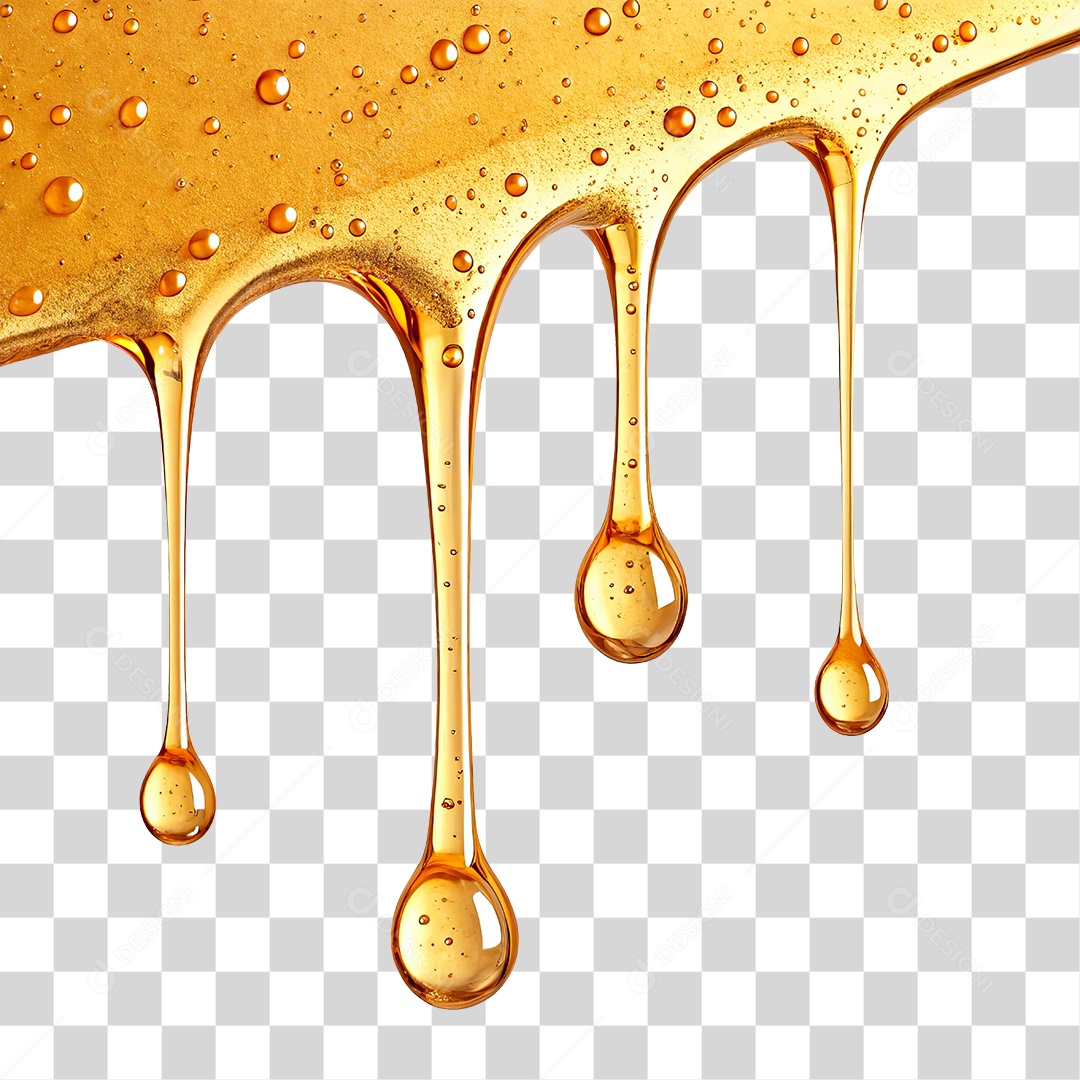 Splash de Mel PNG Transparente