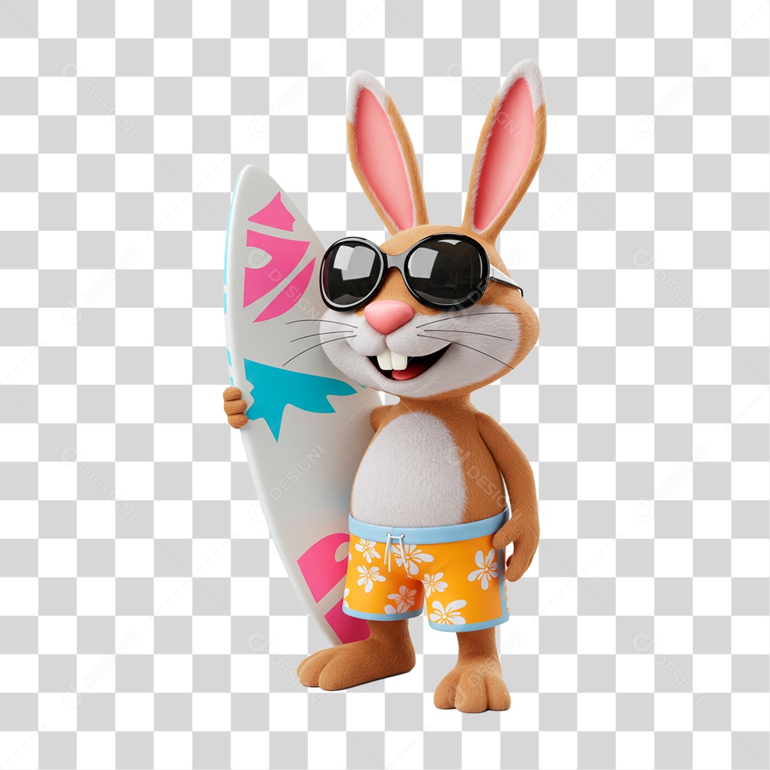 Coelho da Páscoa PNG Transparente