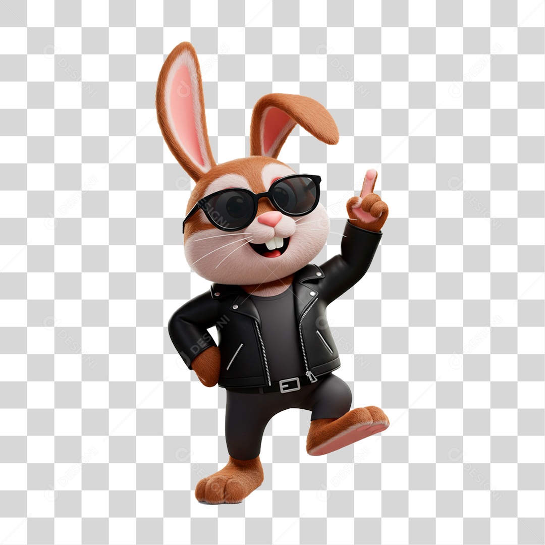 Coelho da Páscoa PNG Transparente