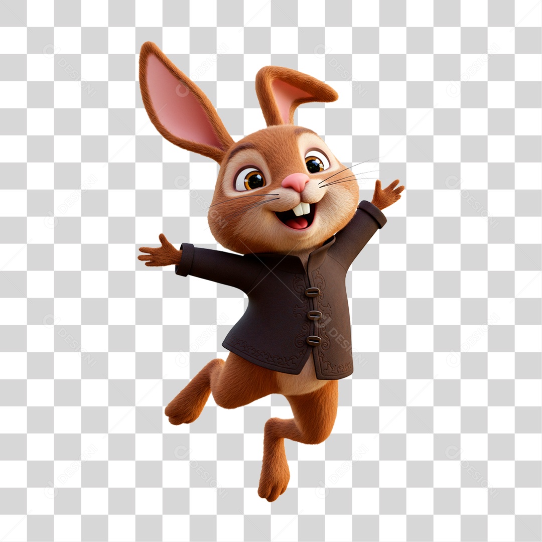 Coelho da Páscoa PNG Transparente