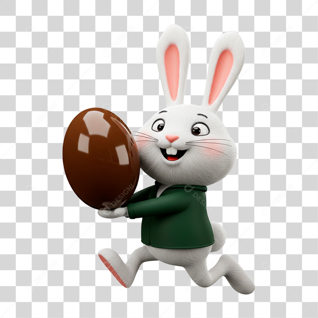 Coelho da Páscoa PNG Transparente