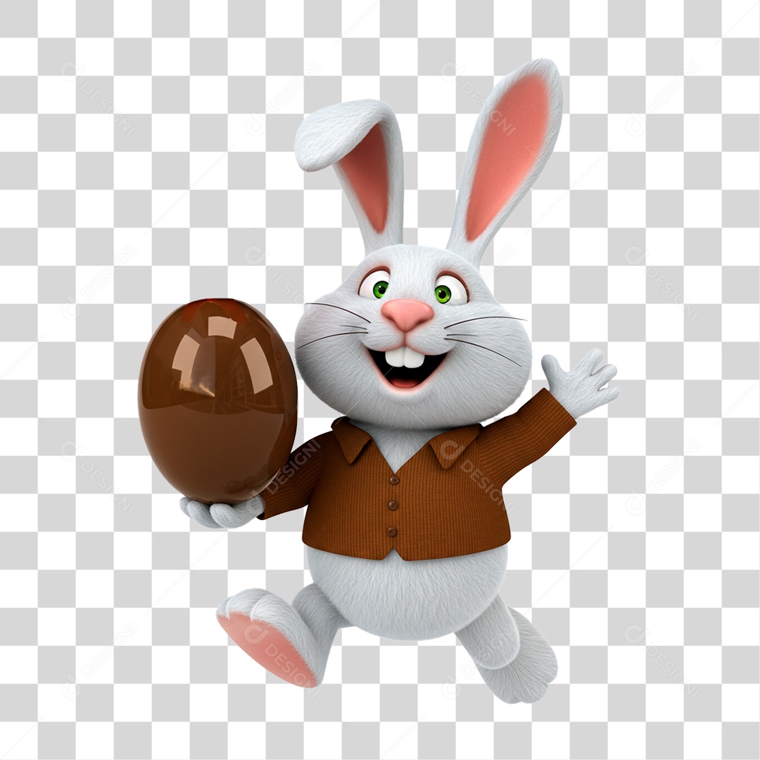 Coelho da Páscoa PNG Transparente