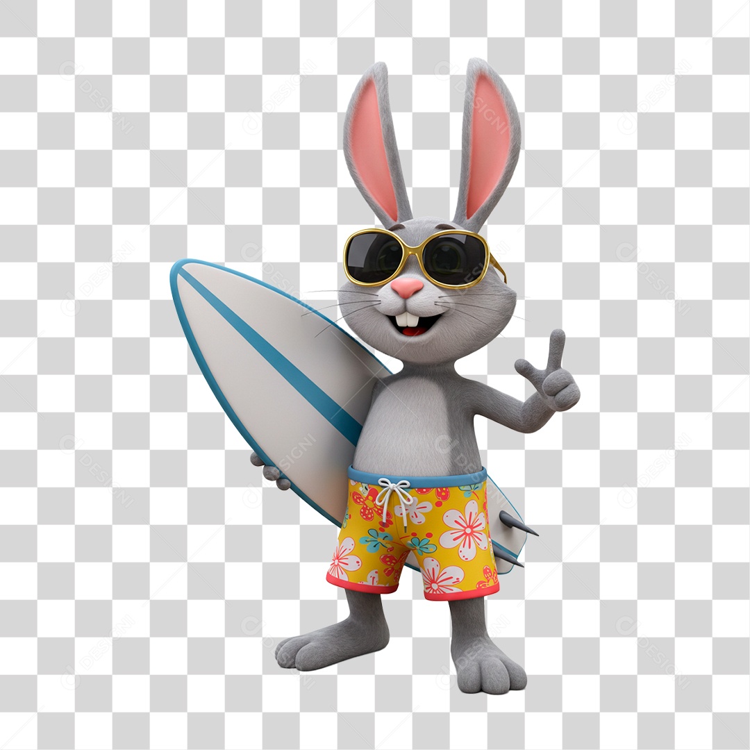 Coelho da Páscoa PNG Transparente