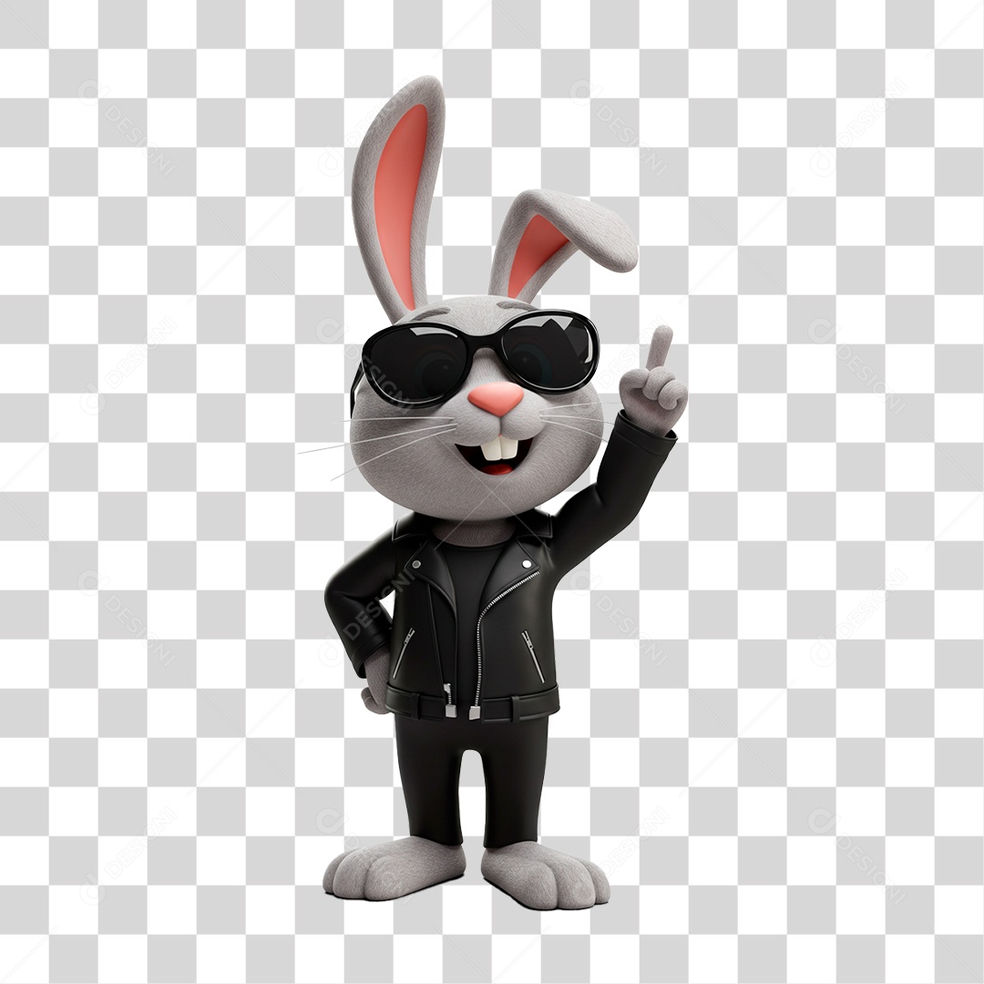 Coelho da Páscoa PNG Transparente