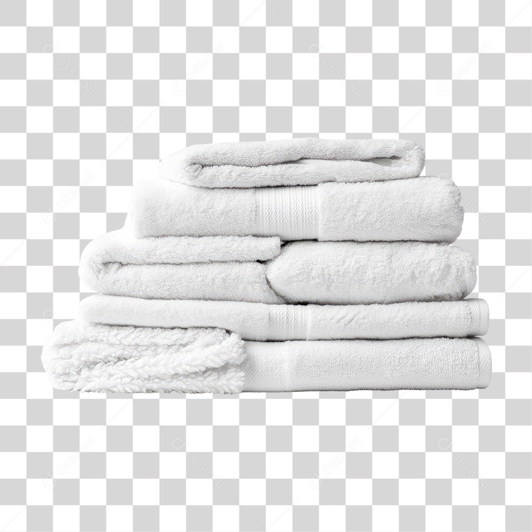 Pilha de Toalha PNG Transparente