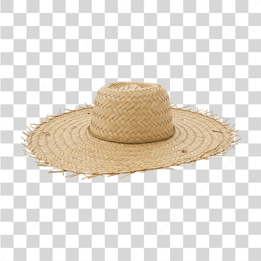 Chapéu de Palha PNG Transparente