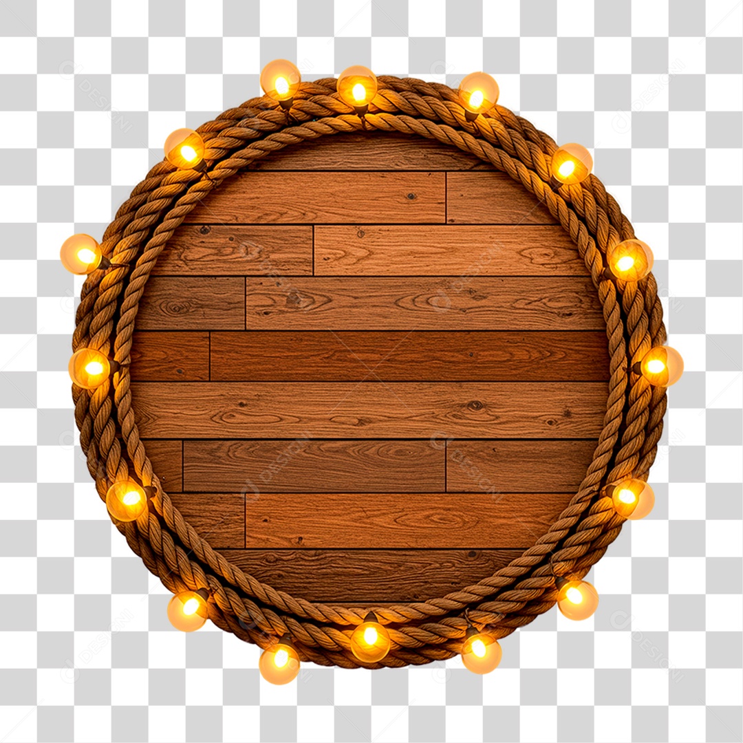 Painel de Madeira PNG Transparente