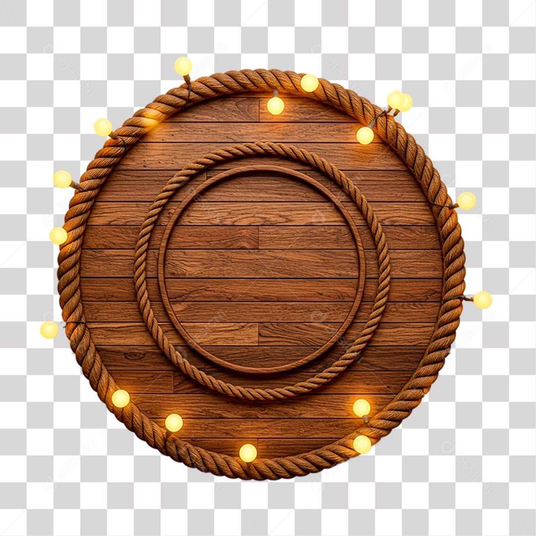 Painel de Madeira PNG Transparente