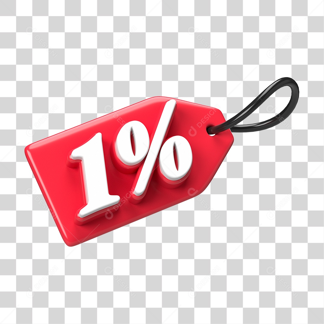 Etiqueta de Preço % PNG Transparente