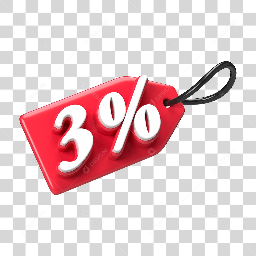 Etiqueta de Preço % PNG Transparente