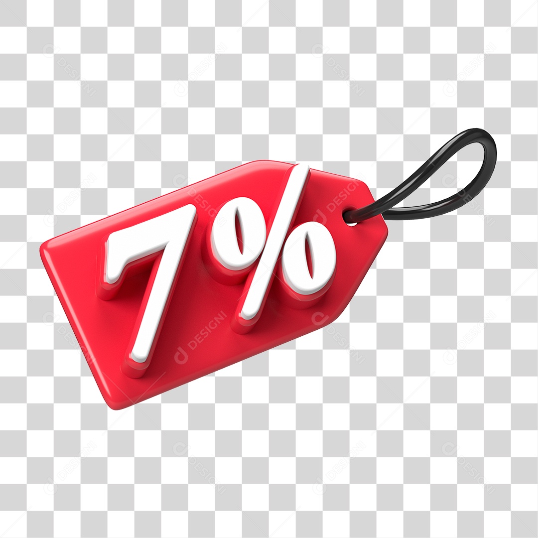 Etiqueta de Preço % PNG Transparente