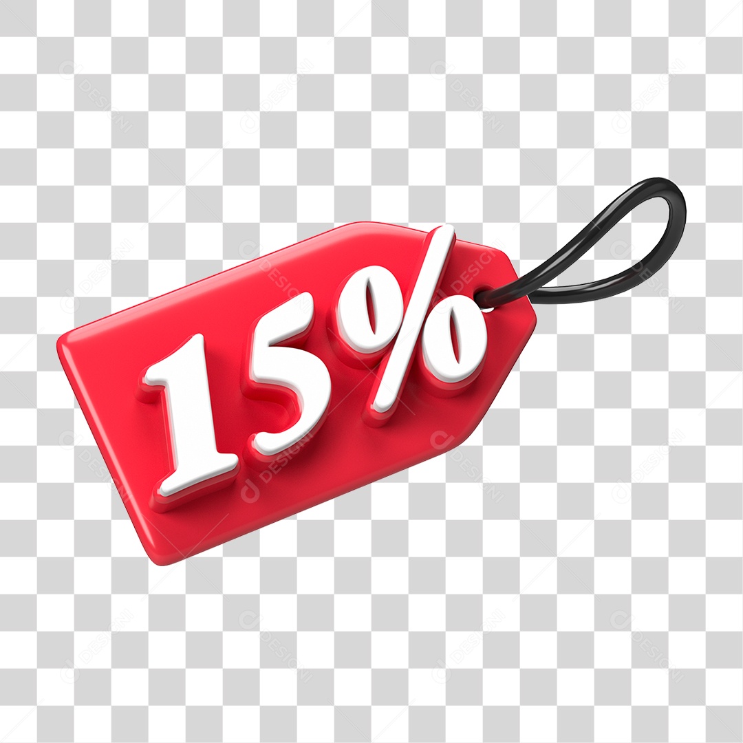 Etiqueta de Preço % PNG Transparente