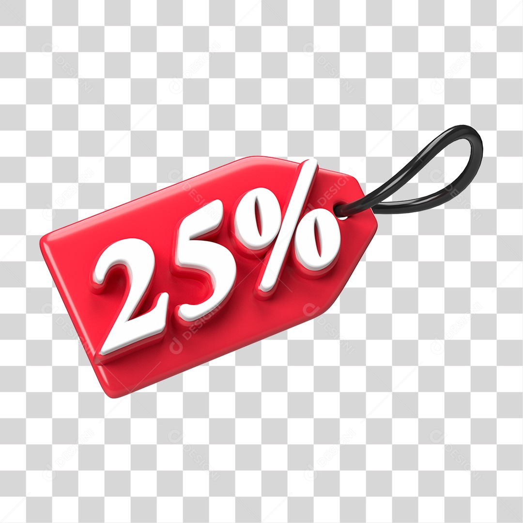 Etiqueta de Preço % PNG Transparente