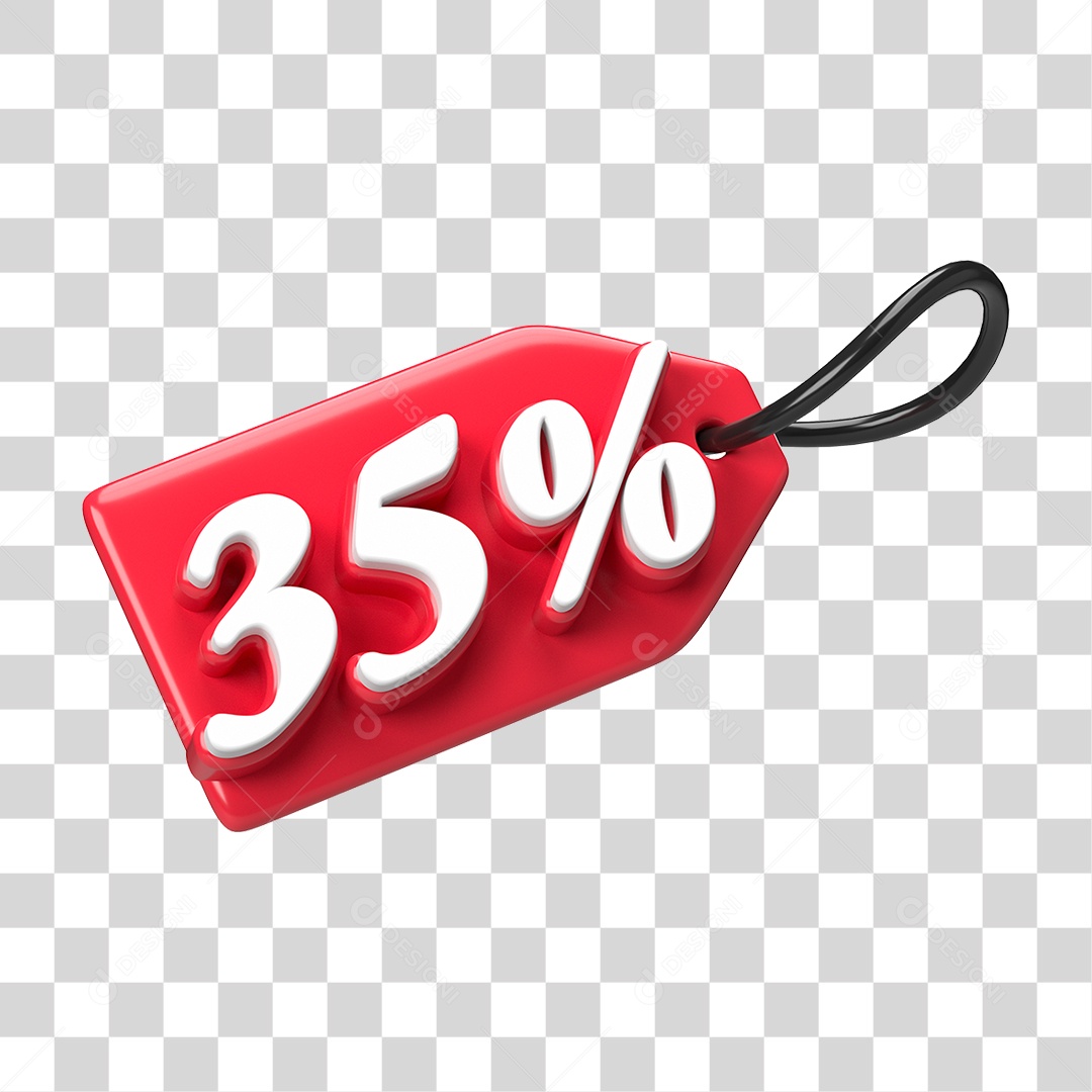 Etiqueta de Preço % PNG Transparente