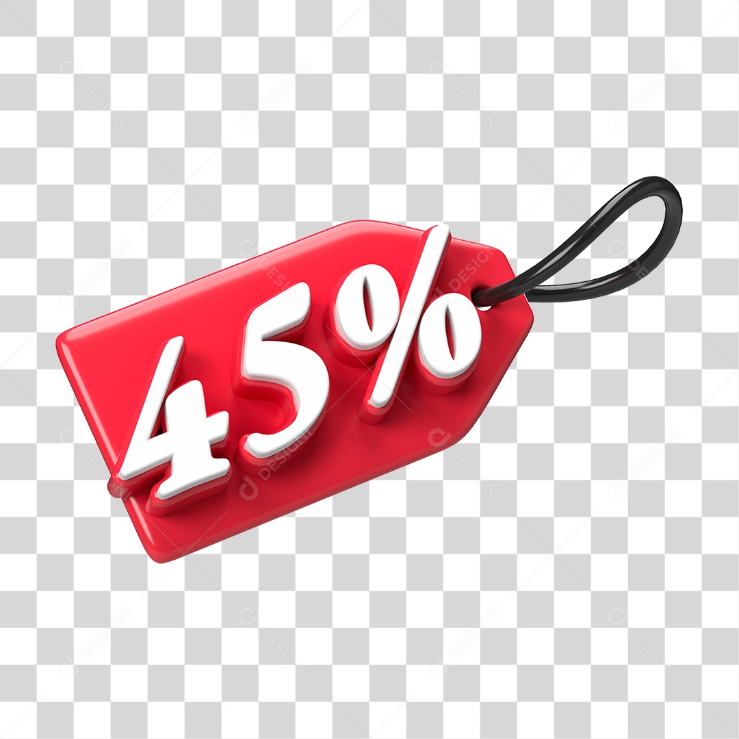 Etiqueta de Preço % PNG Transparente