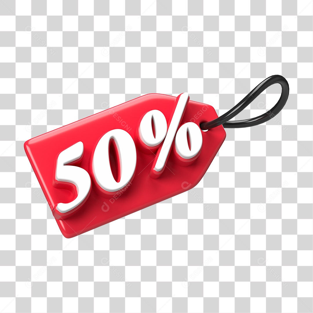 Etiqueta de Preço % PNG Transparente