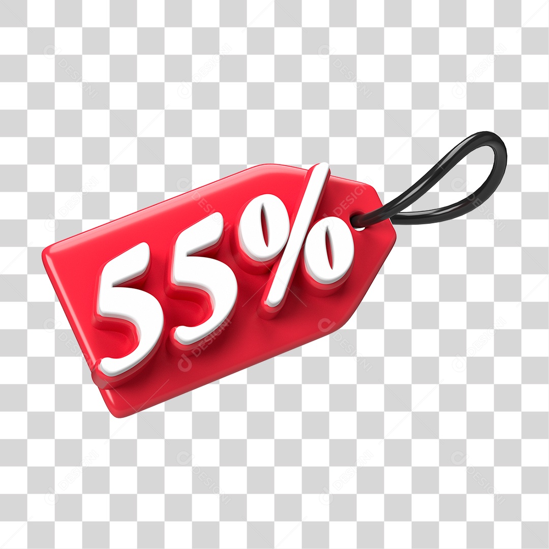 Etiqueta de Preço % PNG Transparente