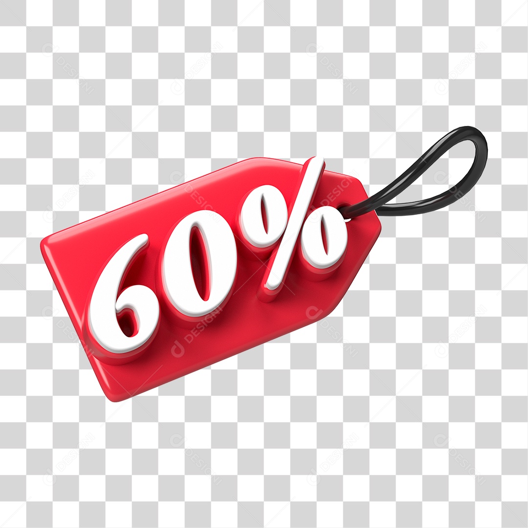 Etiqueta de Preço % PNG Transparente