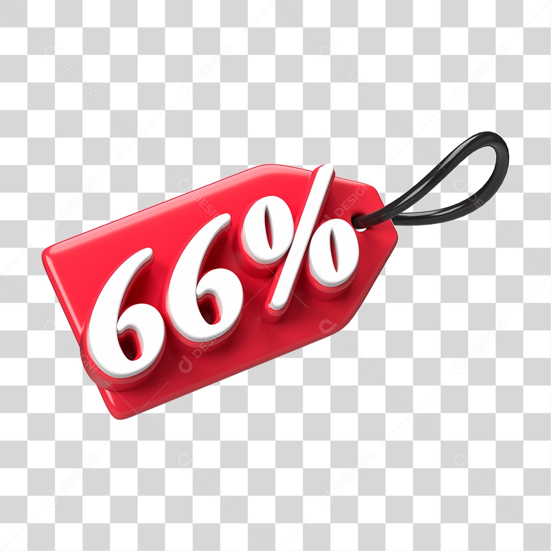 Etiqueta de Preço % PNG Transparente