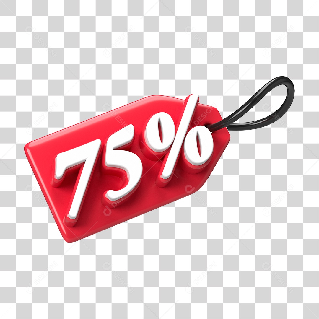 Etiqueta de Preço % PNG Transparente