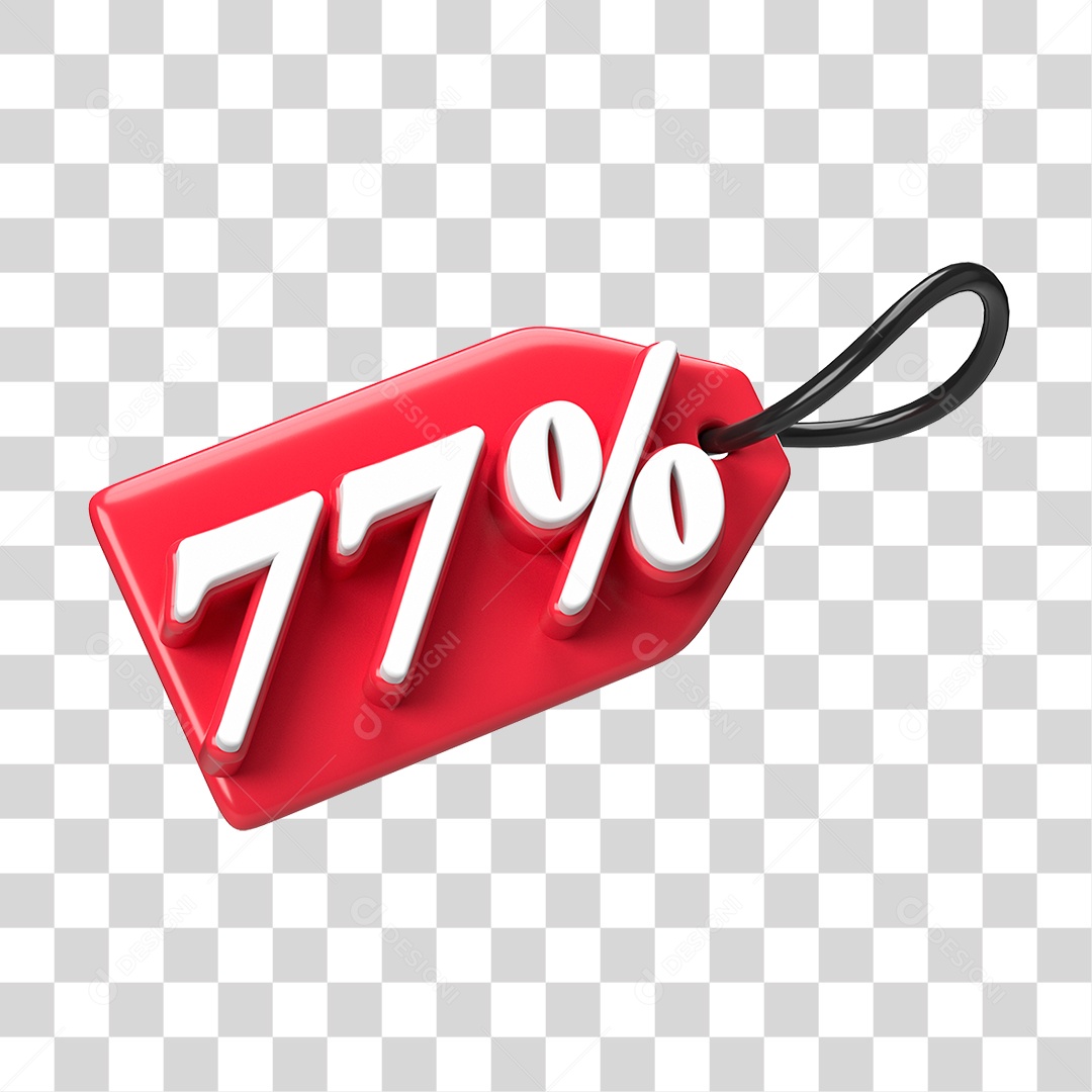 Etiqueta de Preço % PNG Transparente