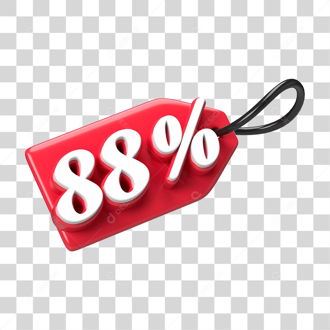 Etiqueta de Preço % PNG Transparente