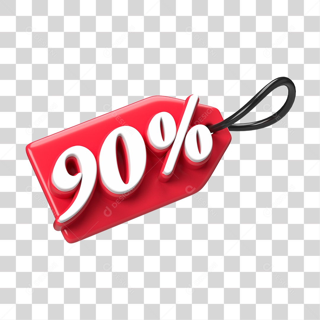 Etiqueta de Preço % PNG Transparente