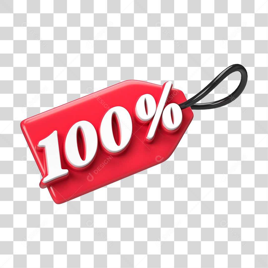 Etiqueta de Preço % PNG Transparente