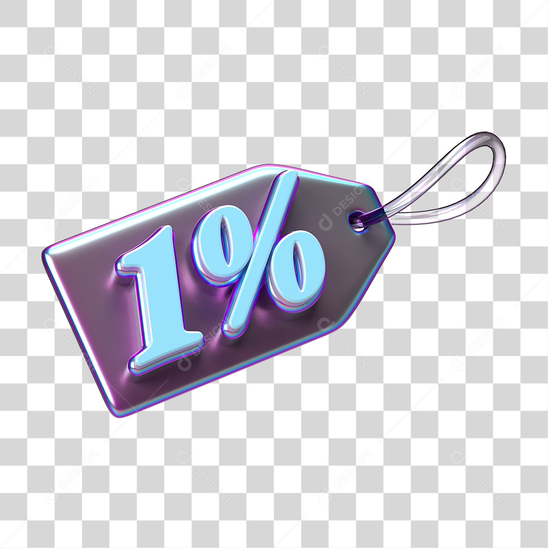 Etiqueta de Preço % PNG Transparente