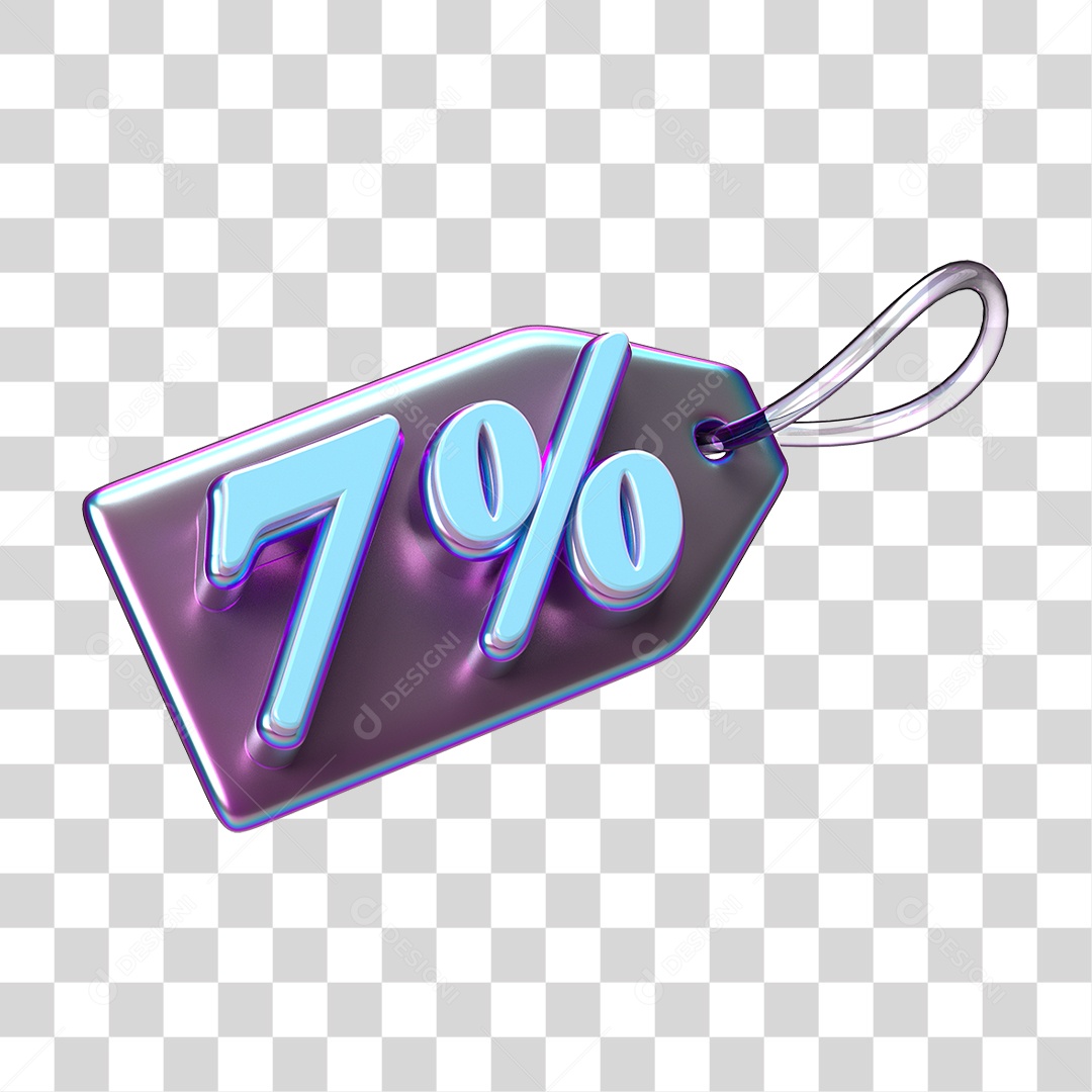 Etiqueta de Preço % PNG Transparente