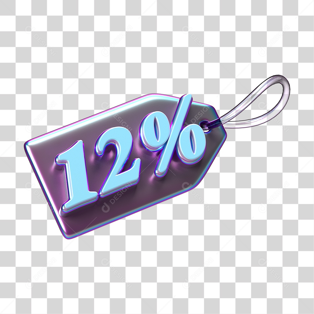 Etiqueta de Preço % PNG Transparente