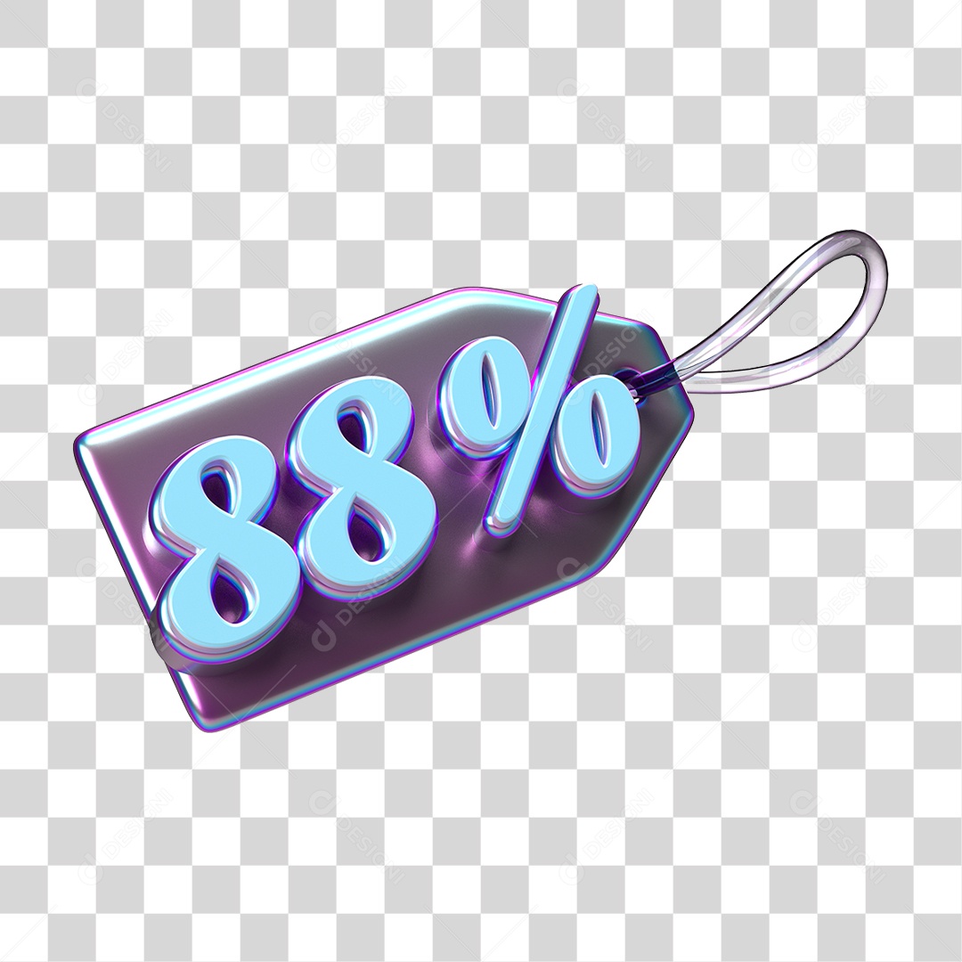 Etiqueta de Preço % PNG Transparente