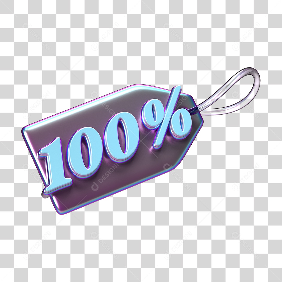 Etiqueta de Preço % PNG Transparente