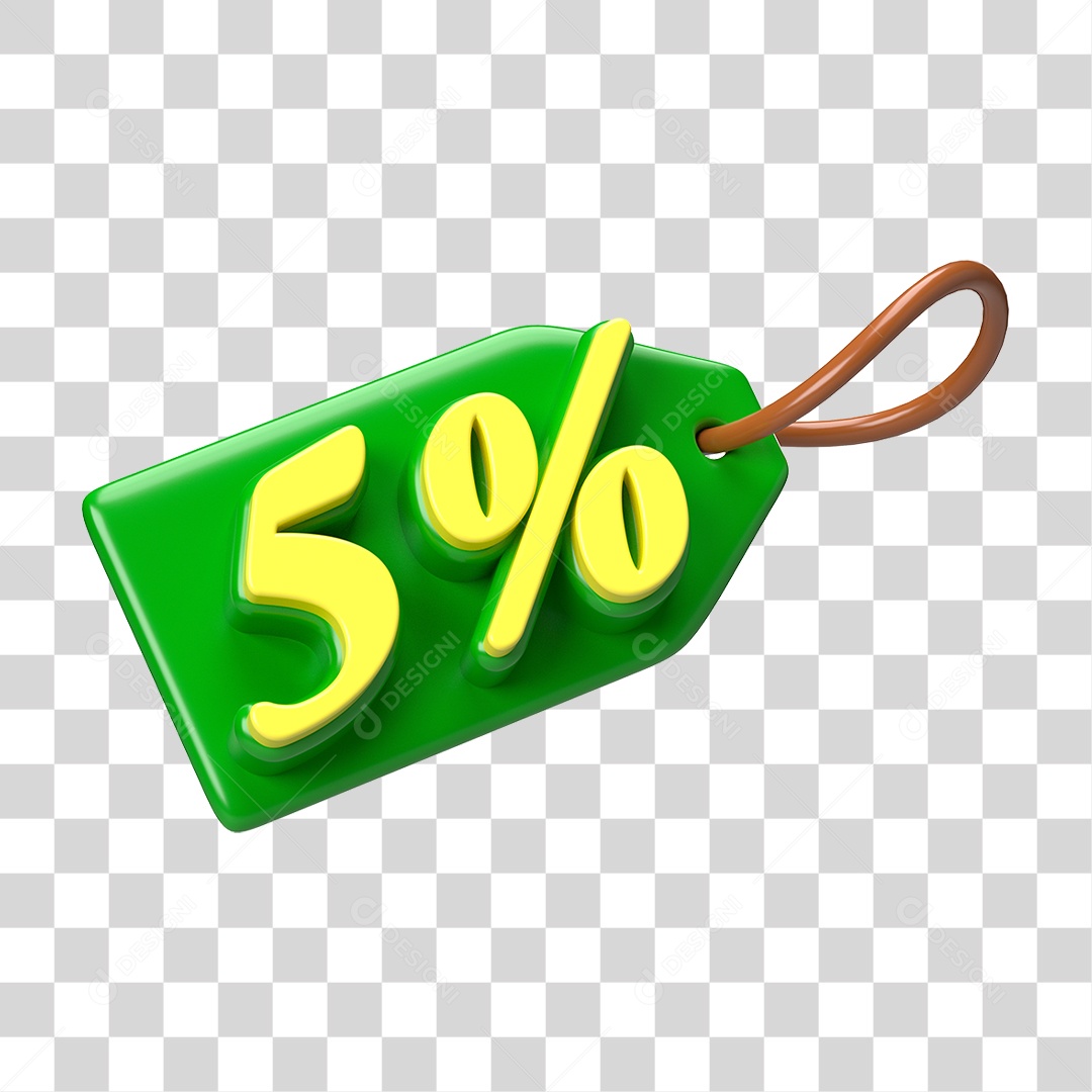 Etiqueta de Preço % PNG Transparente