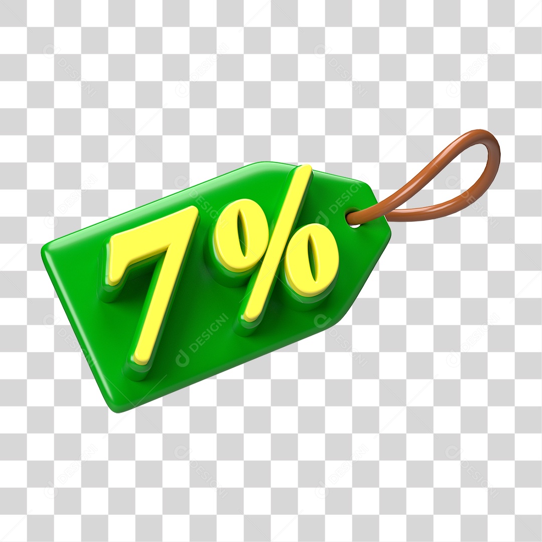 Etiqueta de Preço % PNG Transparente