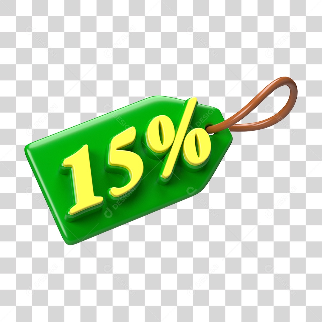 Etiqueta de Preço % PNG Transparente