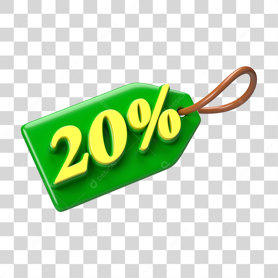 Etiqueta de Preço % PNG Transparente