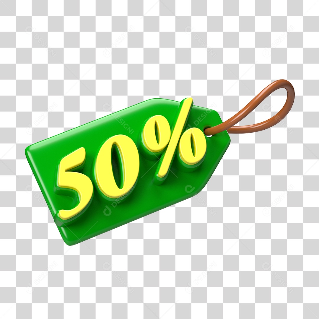 Etiqueta de Preço % PNG Transparente