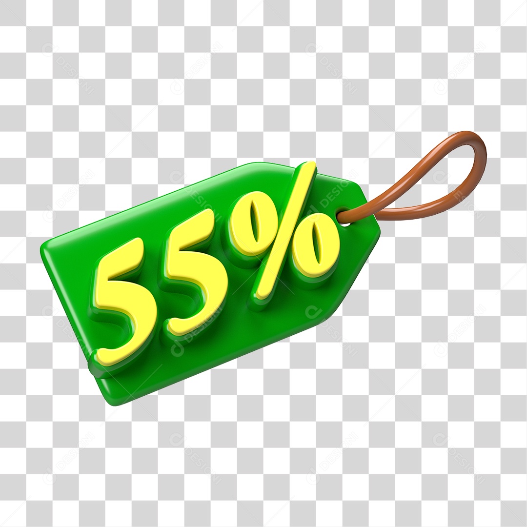 Etiqueta de Preço % PNG Transparente