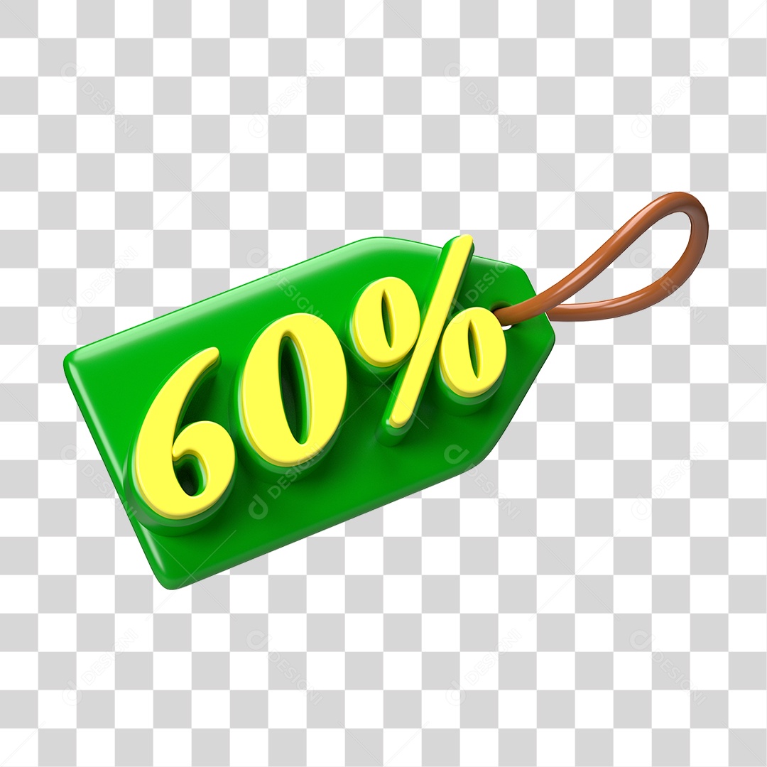 Etiqueta de Preço % PNG Transparente