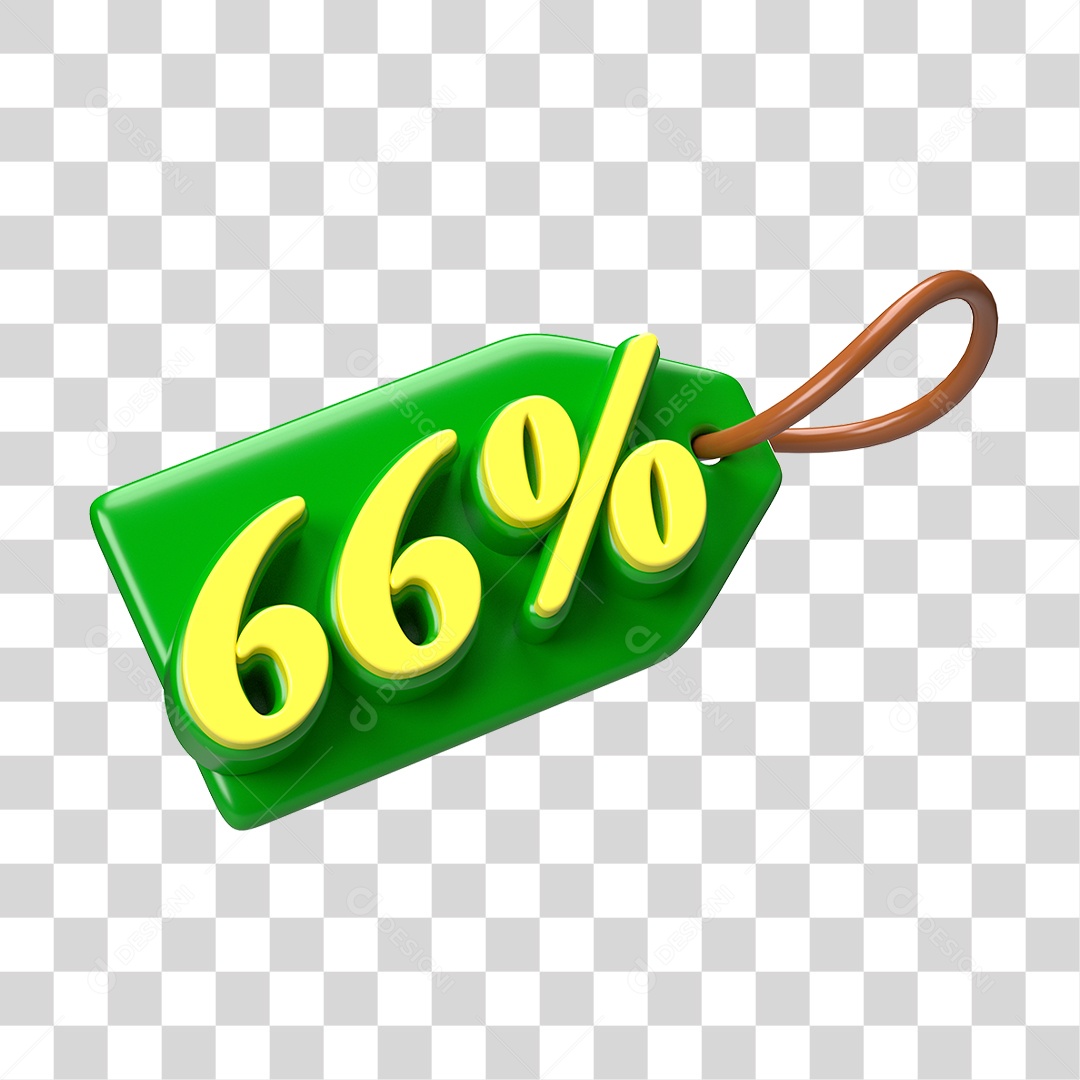 Etiqueta de Preço % PNG Transparente