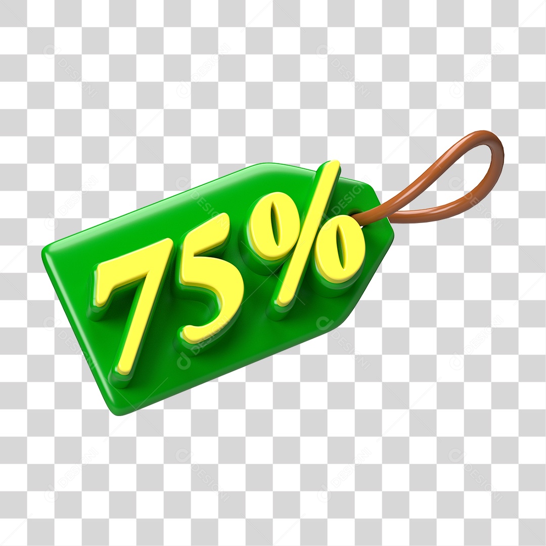 Etiqueta de Preço % PNG Transparente