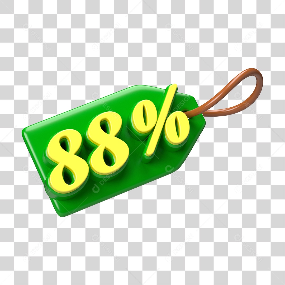 Etiqueta de Preço % PNG Transparente